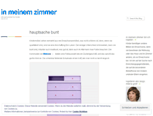 Tablet Screenshot of inmeinemzimmer.at